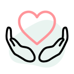 Client Care icon a nurturing, family-centred environment where people feel genuinely supported and understood throughout their communication journey