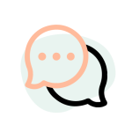 Communication empowerment icon representing confident and connected communication for children